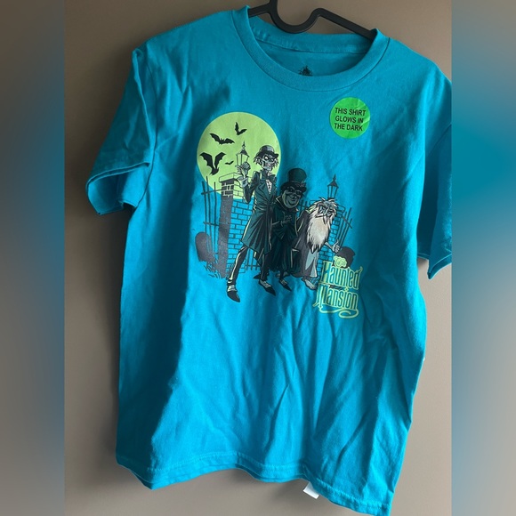 Disney Haunted Mansion Teal Kids Costume T-Shirt - Picture 7 of 7